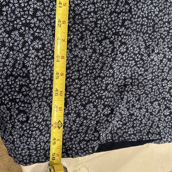 Vtg  Old Navy Dress 6  Midi Floral Dainty Blue‎ Flowy Shift Cottagecore 90s Y2k - Picture 6 of 9